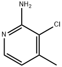 2-氨基-3-氯-4-甲基吡啶 结构式