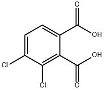 3,4-二氯邻苯二甲酸, 56962-06-2, 结构式