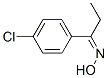 4'-Chloropropiophenone oxime Structure