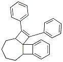 2a,3,4,5,6,6a-ヘキサヒドロ-1,2-ジフェニルベンゾ[3,4]シクロブタ[1,2-a]シクロブタ[b]シクロヘプテン 化学構造式