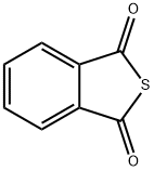 1,3-ジヒドロ-2-ベンゾチオフェン-1,3-ジオン 化学構造式