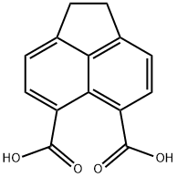 1,2-ジヒドロ-5,6-アセナフチレンジカルボン酸 化学構造式