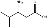 3-氨基-4-甲基戊酸 结构式