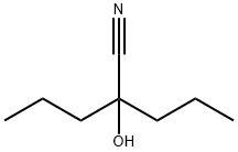 2-羟基-2-丙基戊腈, 5699-74-1, 结构式
