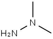 1,1-ジメチルヒドラジン 化学構造式