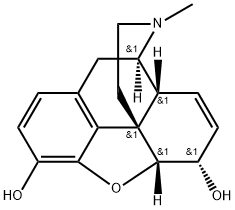 モルヒネ 化学構造式