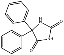 5,5-Diphenylhydantoin Structure