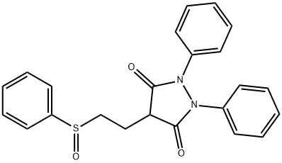 1,2-Diphenyl-4-(2-(phenylsulfi-nyl)ethyl)-3,5-pyrazolidindion