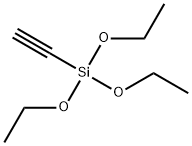 トリエトキシ(エチニル)シラン 化学構造式