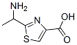 2-(1-Aminoethyl)thiazole-4-carboxylic acid Struktur