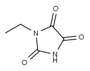 1-ETHYLIMIDAZOLIDINE-2,4,5-TRIONE Struktur