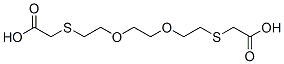 6,9-ジオキサ-3,12-ジチアテトラデカン二酸 化学構造式