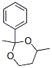 m-Dioxane, 2,4-dimethyl-2-phenyl- (8CI) Struktur