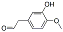 3-ヒドロキシ-4-メトキシベンゼンアセトアルデヒド 化学構造式