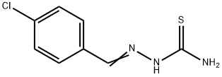 1-(4-クロロベンジリデン)チオセミカルバジド 化学構造式