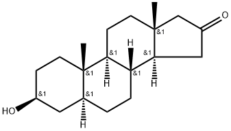5ALPHA-ANDROSTAN-3BETA-OL-16-ONE Struktur