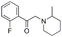 Ethanone,1-(2-fluorophenyl)-2-(2-methyl-1-piperidinyl)-(9CI) Structure