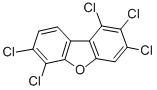 1,2,3,6,7-ペンタクロロジベンゾフラン 化学構造式