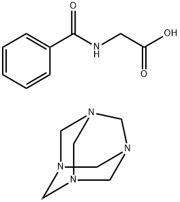 马尿酸乌洛托品, 5714-73-8, 结构式