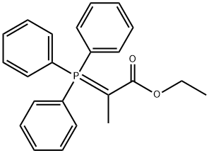 2-(トリフェニルホスホラニリデン)プロパン酸エチル 化学構造式