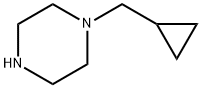 1-(シクロプロピルメチル)ピペラジン 化学構造式