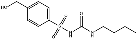 4-羟基甲苯磺丁脲 结构式