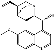 (9R)-6'-methoxycinchonan-9-ol  Struktur