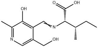 ピリドキシリデン-L-イソロイシン カリウム 化学構造式
