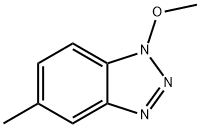 1H-Benzotriazole,  1-methoxy-5-methyl- Structure