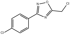 5-氯甲基-3-(4-氯苯基)-1,2,4-氧二唑, 57238-75-2, 结构式
