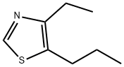4-エチル-5-プロピルチアゾール 化学構造式