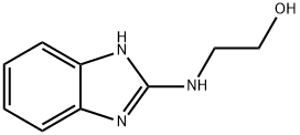 2-(2-苯并咪唑基氨基)-1-乙醇, 57262-38-1, 结构式