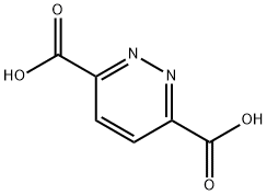 3,6-ピリダジンジカルボン酸 化学構造式