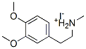 3,4-ジメトキシ-N-メチルベンゼンエタンアミン・よう化水素酸塩 化学構造式
