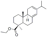 13-イソプロピルポドカルパ-8(14),12-ジエン-18-酸エチル 化学構造式