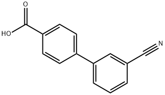 3-氰基-[1,1-联苯]-4-羧酸, 5728-45-0, 结构式