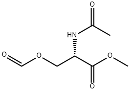 N-Acetyl-O-formyl-L-serine methyl ester Structure