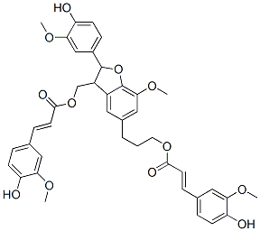赤麻木脂素 结构式