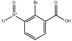 2-ブロモ-3-ニトロ安息香酸 化学構造式