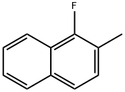 1-フルオロ-2-メチルナフタレン 化学構造式