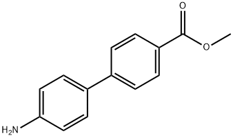 4'-氨基联苯-4-羧酸甲酯 结构式