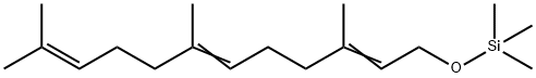 Trimethyl[(3,7,11-trimethyl-2,6,10-dodecatrienyl)oxy]silane Structure