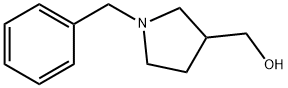 1-ベンジル-3-(ヒドロキシメチル)ピロリジン 化学構造式