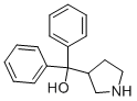 Diphenyl-pyrrolidin-3-yl-methanol, 5731-19-1, 结构式