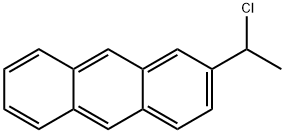 2-(1-氯乙基)蒽 结构式