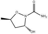 2-Isoxazolidinecarboxamide,3-hydroxy-5-methyl-,trans-(9CI) Structure