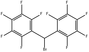 ブロモビス(ペンタフルオロフェニル)メタン 化学構造式