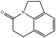 1,2,5,6-テトラヒドロ-4H-ピロロ[3,2,1-ij]キノリン-4-オン 化学構造式