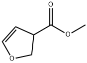 3-Furancarboxylic acid, 2,3-dihydro-, methyl ester (9CI) Struktur