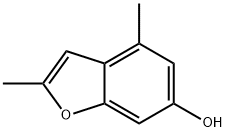 6-Benzofuranol,  2,4-dimethyl- Structure
